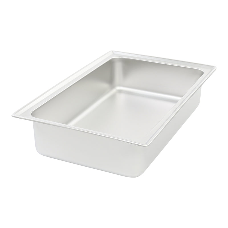 Adcraft Oblong Dripless Deli Pan, in Stainless Steel