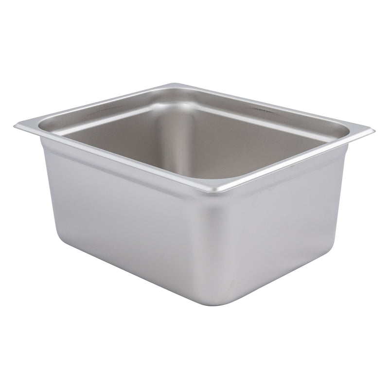 Adcraft 200H6 Deli Pan, Half Size, Stainless Steel