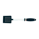 Adcraft Get-A-Grip Slotted Turner with Santoprene Handle, in Stainless Steel/Black
