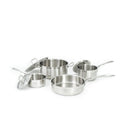 Adcraft SXS-7PC Deluxe 7-Piece Cookware Set, 18/8 Stainless Steel