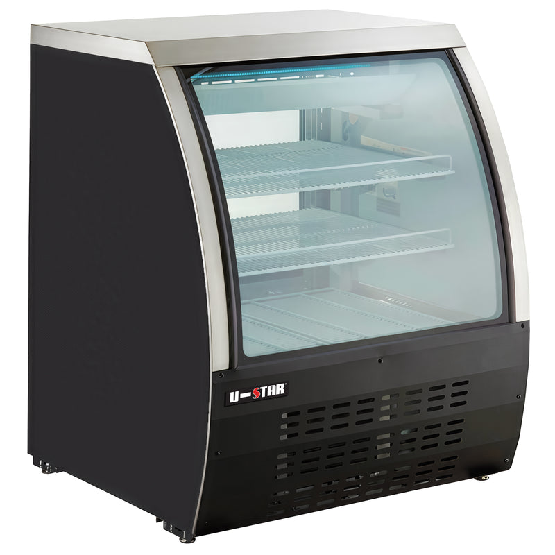 U-Star Curved Glass Refrigerated Deli Case