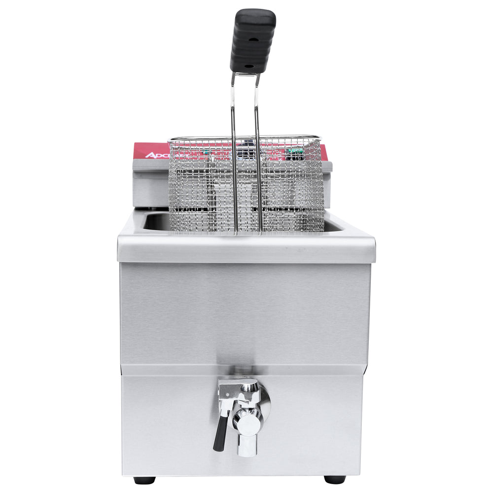Adcraft Single Deep Fryer, 16 lb Capacity, in Stainless Steel