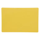 Adcraft High Density Cutting Board 12" x 18" x 1/2" - Yellow