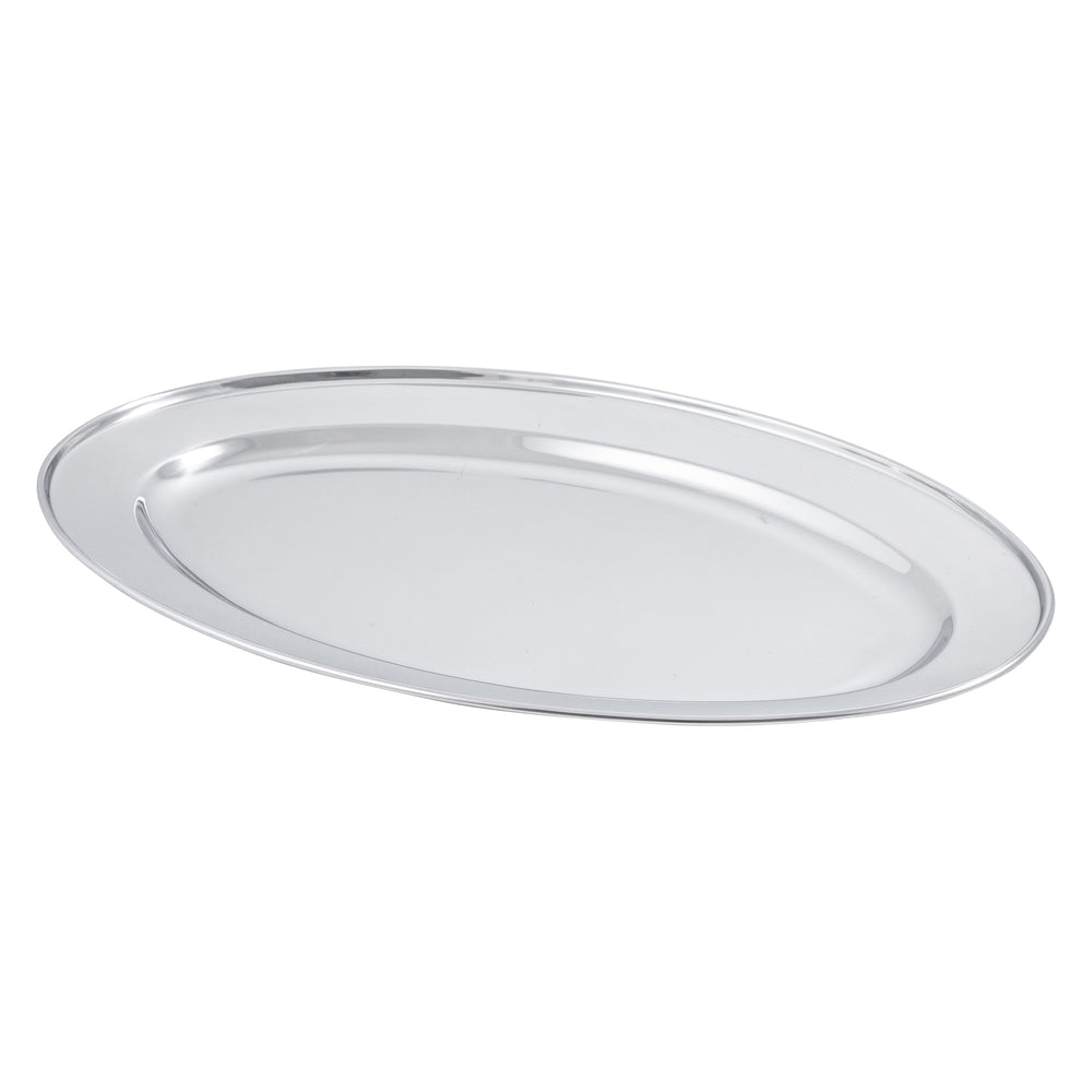 Adcraft Oval Platter, Stainless Steel