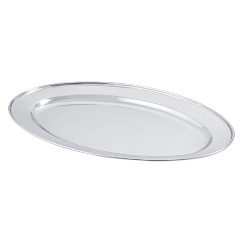 Adcraft Oval Platter, Stainless Steel