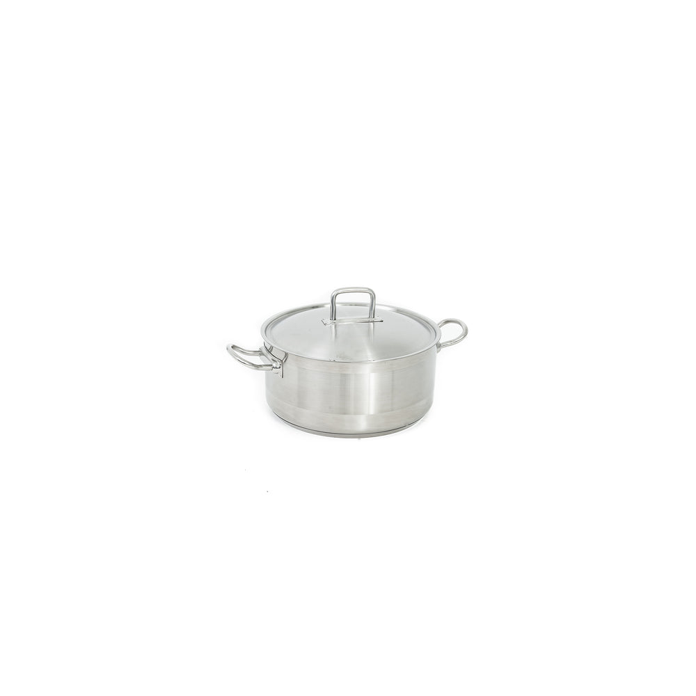 Adcraft Deluxe 7-Piece Cookware Set, 18/8 Stainless Steel