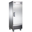 Black Diamond Reach-In Energy Star Refrigerator, 1 Solid Door, 29" W, 23.1 Cu. Ft. Capacity, in Stainless Steel