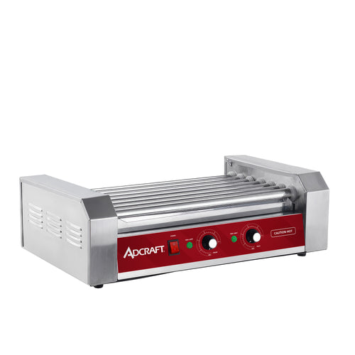 Adcraft 7 Roller Hot Dog Grill, in Stainless Steel