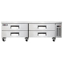 U-Star 2 Drawer Refrigerated Chef Base, in Silver/White