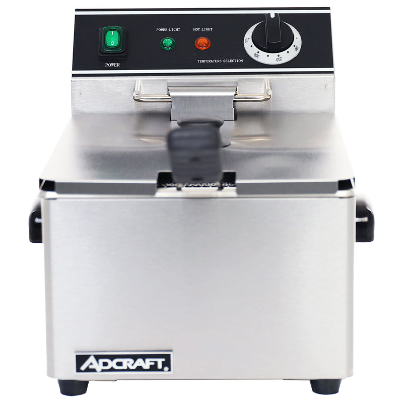 Adcraft Single Tank Deep Fryer, in Stainless Steel