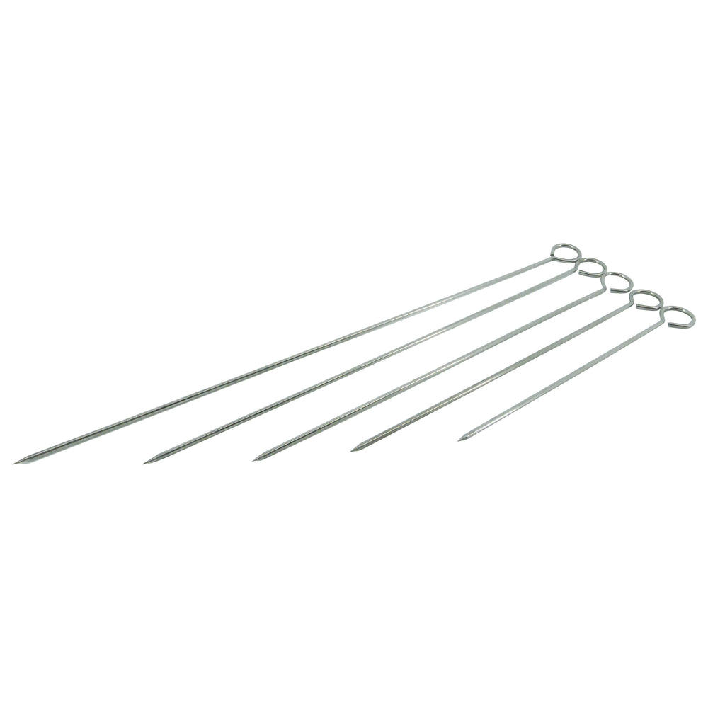 Adcraft 12" Stainless Steel Skewers, Pack of 12