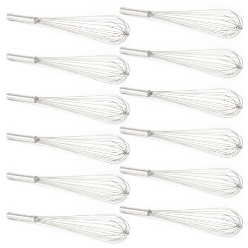 Adcraft French Whip, 20", Pack of 12, in Stainless Steel