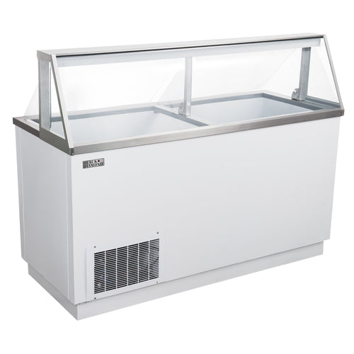 Black Diamond Ice Cream Dipping Cabinet, 20 Tub, 20.1 cu ft Capacity, in White