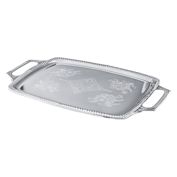 Adcraft Oblong Cater Tray, Chrome Plated