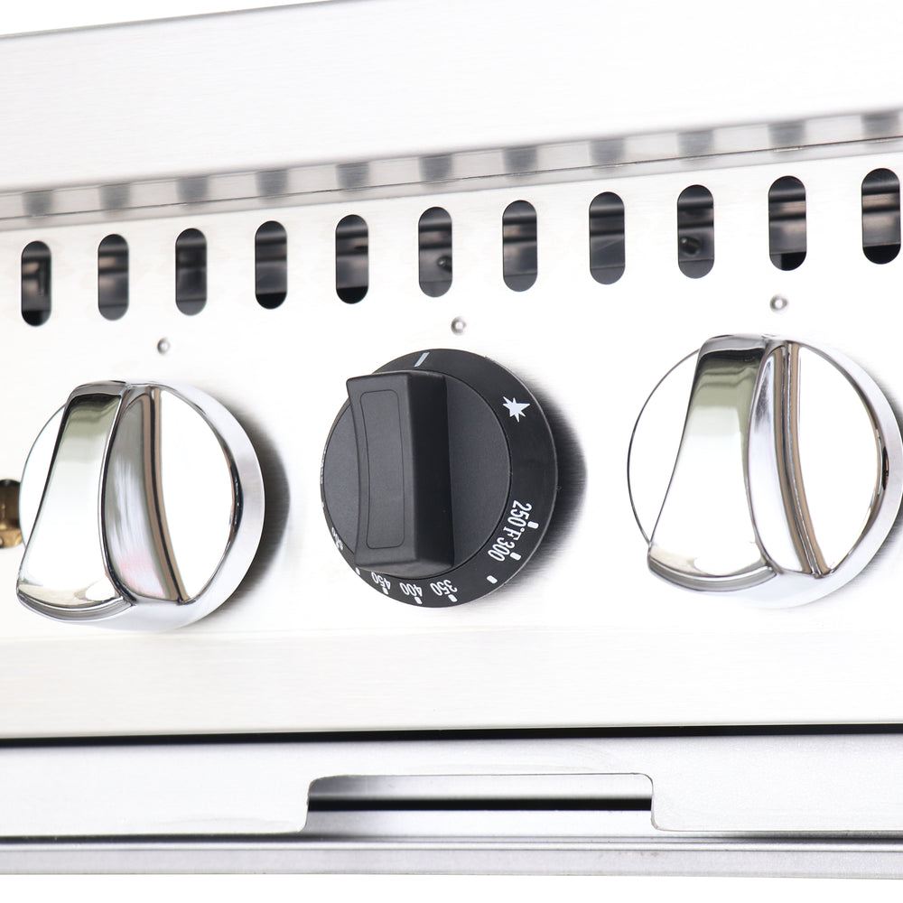 Black Diamond 60" Gas Range with Oven, 10 Burners, in Stainless Steel