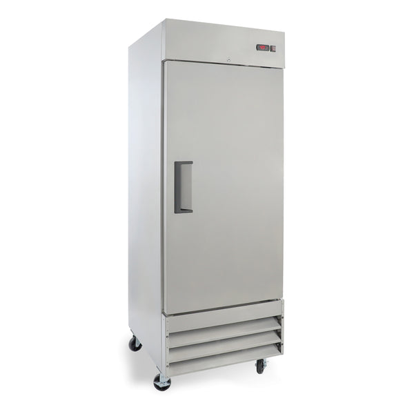 Grista 1 Solid Door Reach-in Refrigerator, in Silver/White