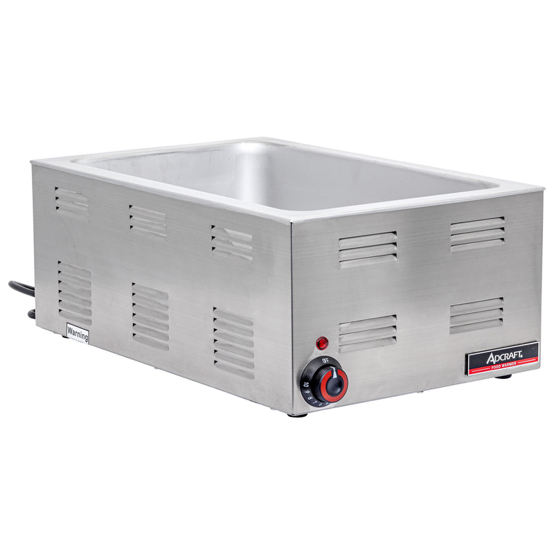 Adcraft Full Size Food Warmer, in Stainless Steel