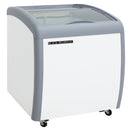 Black Diamond Chest Freezer, Two Glass Doors, 4 cu ft, in White