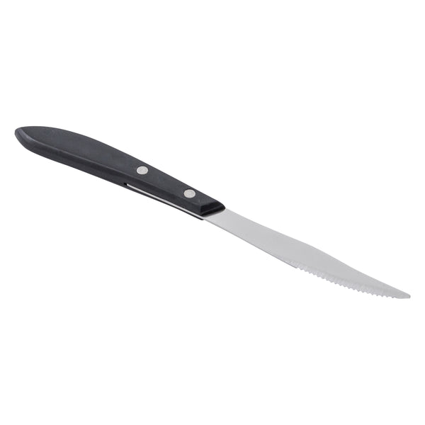 Adcraft Steak Knife, Pistol Grip, 2Dz/Pkg., Stainless Steel