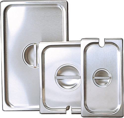 Adcraft CST-Q/SL Cover, Quarter Size, Slotted, Stainless Steel