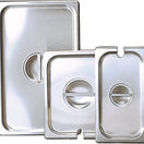 Adcraft CST-Q/SL Cover, Quarter Size, Slotted, Stainless Steel