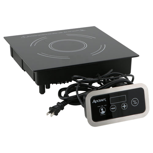 Adcraft Drop-In Induction Cooker with Remote Control, in Black