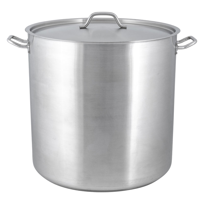 Adcraft Titan Induction Stock Pot with Cover 100 quart