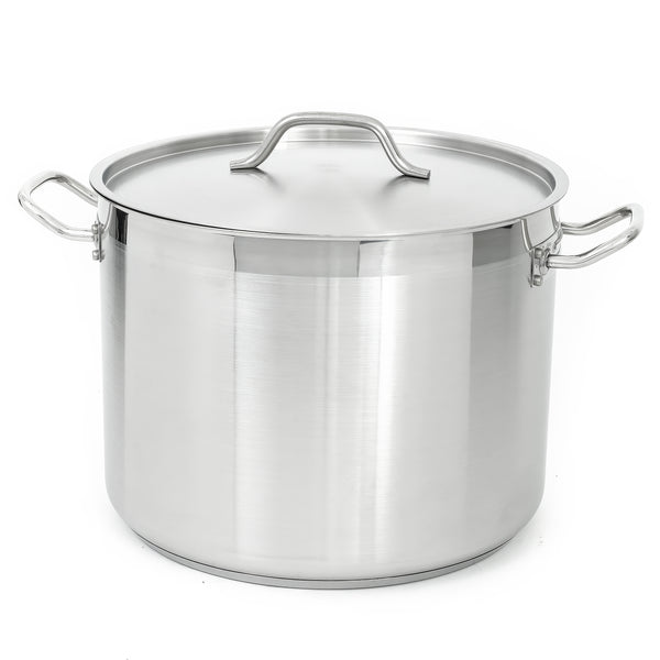 Adcraft  SSP-32 Stock Pot, 32 Qt W/Cover, in Stainless Steel