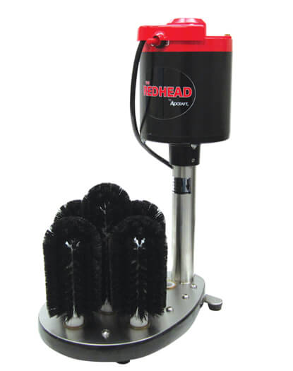 Adcraft Redhead Bar Glass Washer, in Black