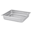 Adcraft Steam Table Pan Two-thirds size, 24 gauge, 13-7/8" x 12-5/8" x 2-1/2" deep