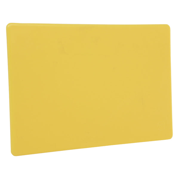 Adcraft High Density Cutting Board 12" x 18" x 1/2" - Yellow