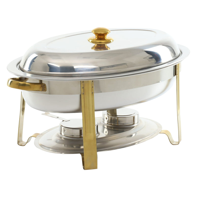 Adcraft Gold Plate Regent Chafer, 6 Qt., Oval