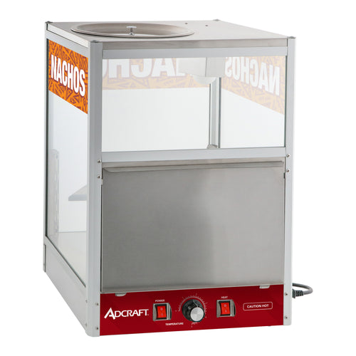 Adcraft Nacho Chip Warmer/Merchandiser, in Stainless Steel