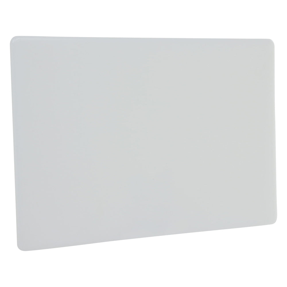 Adcraft High Density Cutting Board 12" x 18" x 1/2" - White