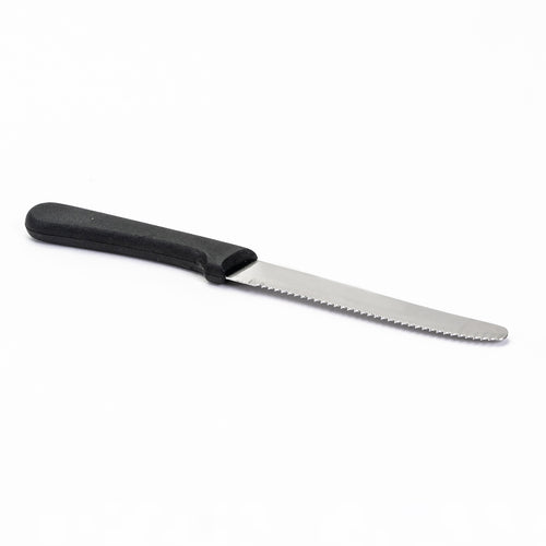 Adcraft Black Steer Steak Knife, 2Dz/Pk., Stainless Steel