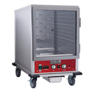 Black Diamond Insulated Warming Proofing and Hot Holding Cabinet, 4.94 cu ft Capacity, in Silver