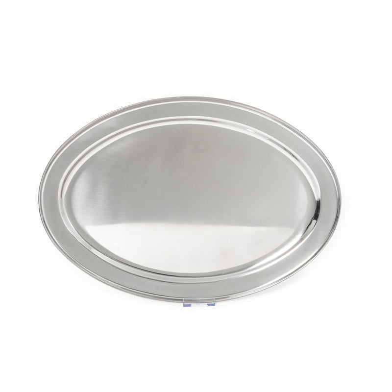 Adcraft Oval Platter, Stainless Steel