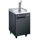 Black Diamond Single Tap Beer Dispenser, 7.8 cu ft Capacity, in Black
