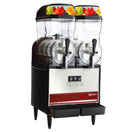 Adcraft Double 3 Gallon Bowl Frozen Granita Machine, in Black/Stainless Steel
