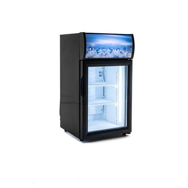 Black Diamond Countertop Display Refrigerator, in Black