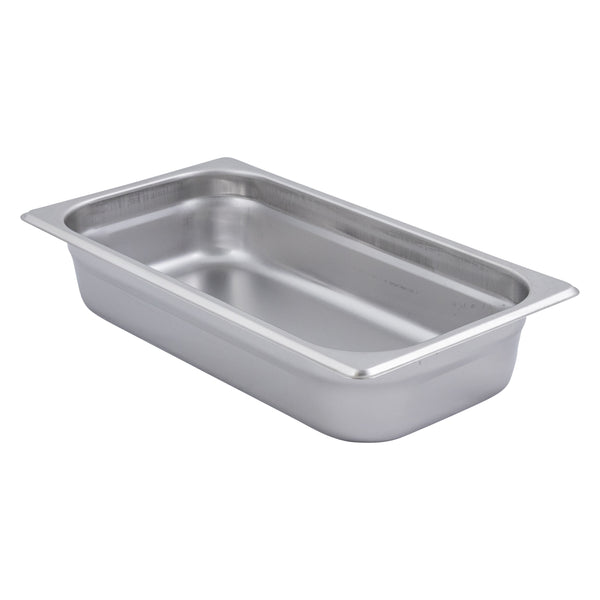 Adcraft 200T2 Deli Pan, Third-Size, 2-1/2", Stainless Steel