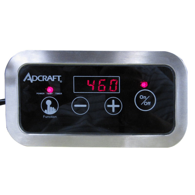 Adcraft Drop-In Induction Cooker with Remote Control, in Black