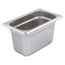 Adcraft Pan, Ninth Size, Stainless Steel