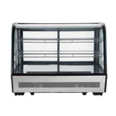 Black Diamond Refrigerated Countertop Display Case, in Silver/Black