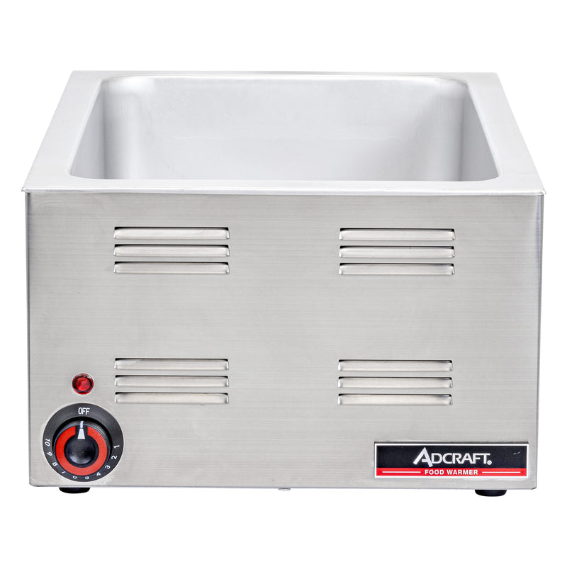 Adcraft Full Size Food Warmer, in Stainless Steel