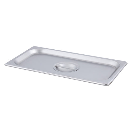 Adcraft CST-T Solid Cover, for 165 Series Deli Pan, Stainless Steel