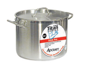 Adcraft  SSP-20 Stock Pot, 20 Qt W/Cover, in Stainless Steel