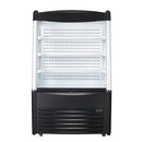 Black Diamond Vertical Air Curtain Merchandiser, in Silver/Black