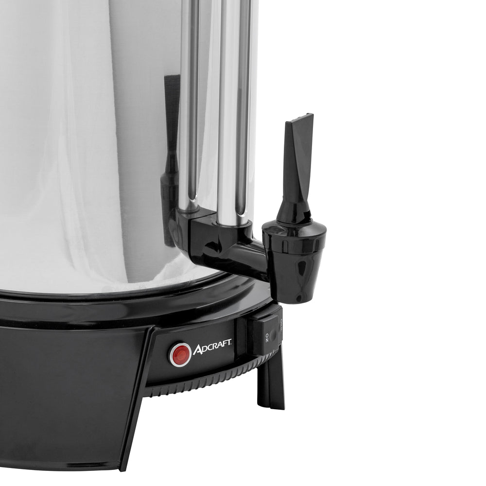 Adcraft 55 Cup Coffee Urn, in Silver