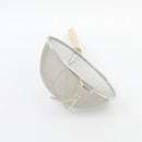 Adcraft Premium Tinned Double-Mesh Steel Strainer, in Silver